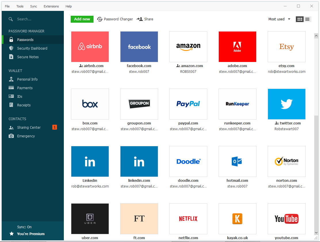empresa com a segurança do Dashlane