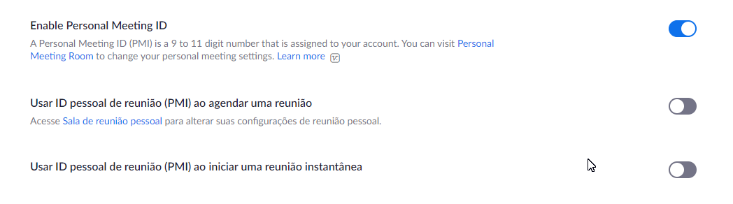 maior segurança nas reuniões do Zoom