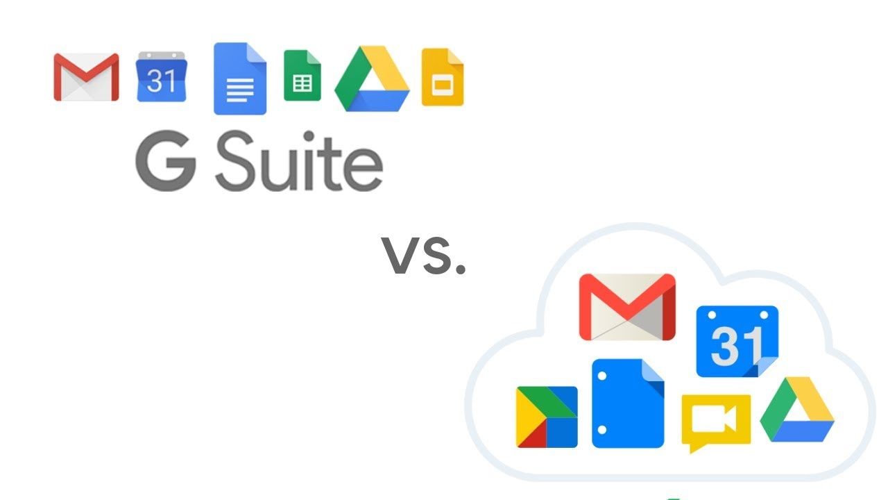com gsuite vs google account
